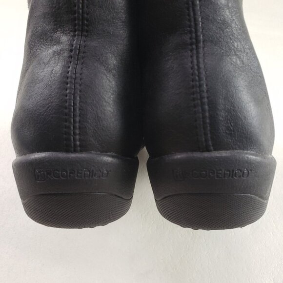 Arcopedico Ardales Lytech Ankle Boot Womens 9.5-10 EU 41 Black Side Zip Vegan - Picture 10 of 13